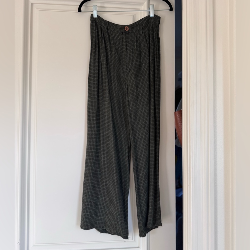 Christy Dawn Green Crop Pants